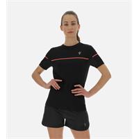 Run Kona Margot SS Woman BLK/NCOR L Sømløs løpe t-skjorte til dame