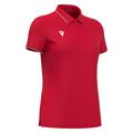 Melody polo RED/WHT XXL Poloskjorte - Dame